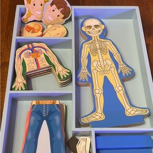 ❌SOLD❌Melissa & Doug Magnetic Human Body Anatomy Play Set